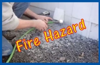Dryer Vent Fire Hazard